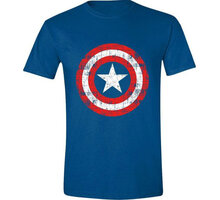 Tričko Marvel Avengers Assemble - Captain America Scratched Shield (L)_1483830705