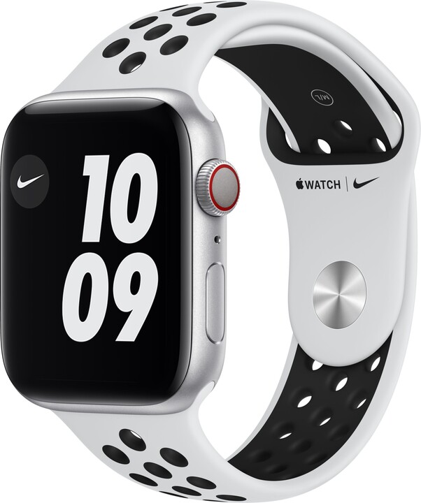 Apple Watch Nike Series 6 Cellular, 44mm, Silver, Pure Platinum/Black Nike Sport Band_1731819370