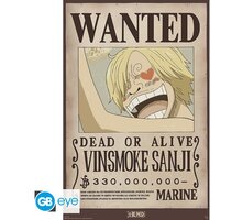Plakát One Piece - Wanted Sanji (91.5x61) GBYDCO559