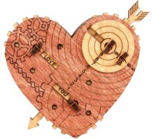 Hlavolam iDventure - Trezor dřevěné srdce ID1119