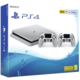 PlayStation 4 Slim, 500GB, stříbrná + 2x DS4
