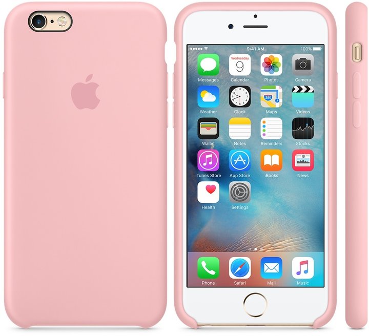 Apple iPhone 6s Silicone Case, růžová_1642922123