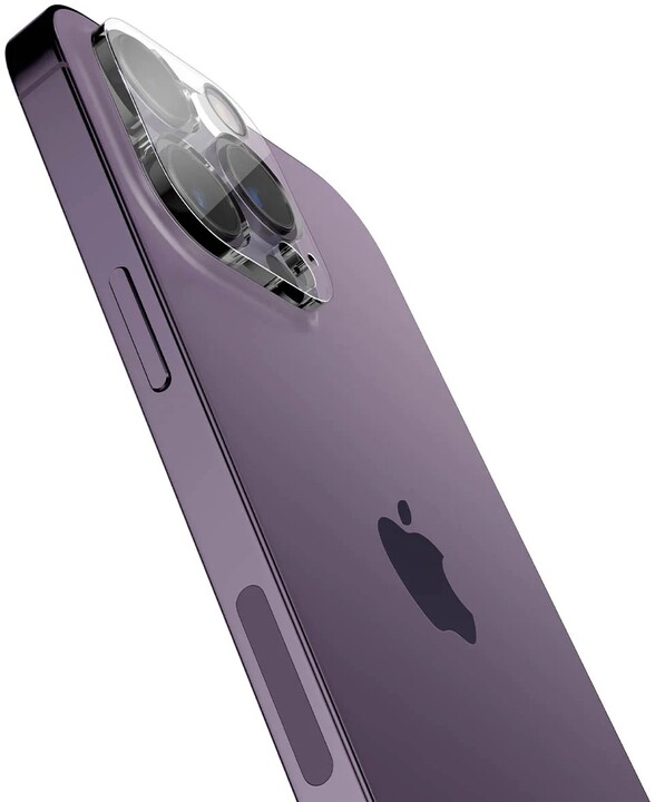 Spigen ochranné sklo Optik pro Apple iPhone 14 Pro/iPhone 14 Pro Max, 2 ks, čirá_1141408231