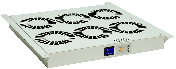 Solarix ventilační jednotka, 6 ventilátorů s termostatem. RAL 7035, VJ-R6_1767367532