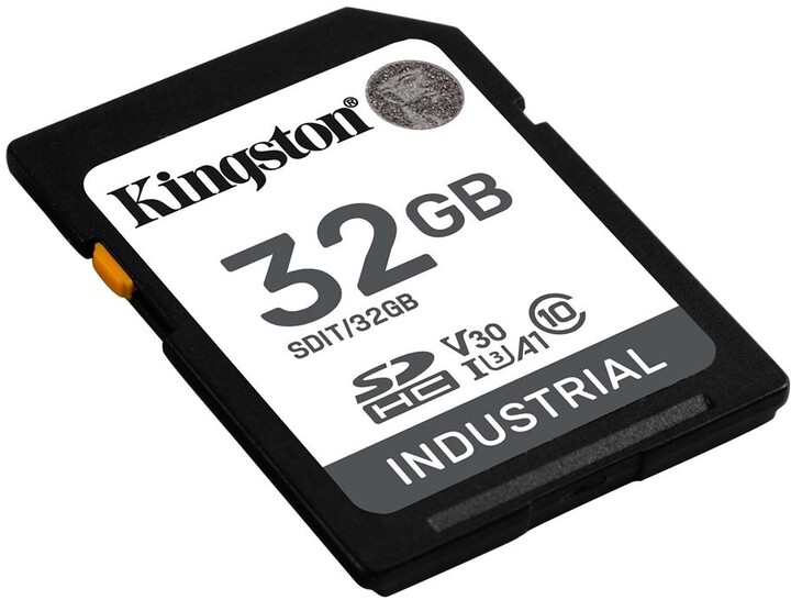 Kingston Industrial Secure Digital (SDHC), 32GB, černá_365730062