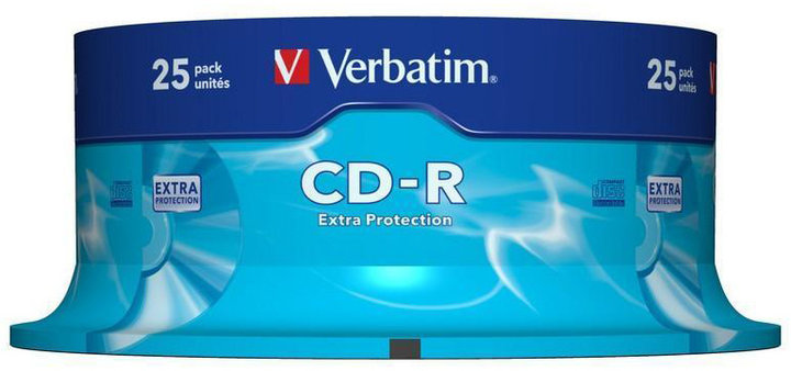 Verbatim CDR Extra Protection 52x 80 minut spindl 25ks_1202564517