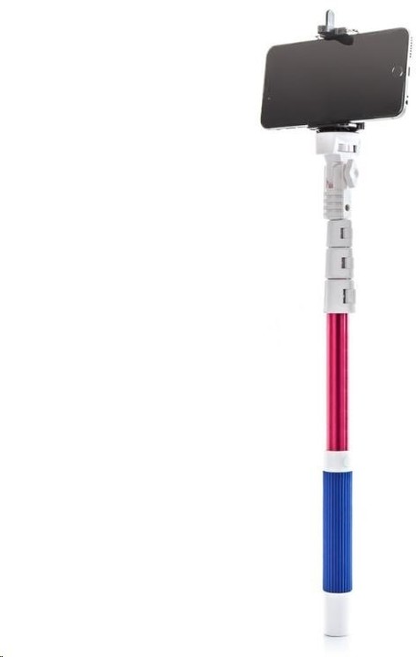 MadMan Selfie tyč MASTER BT 120 cm modro-růžová (monopod)_2053249774