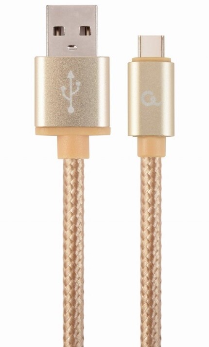 Gembird CABLEXPERT kabel USB A Male/Micro B Male 2.0, 1,8m, opletený, zlatá_469641979