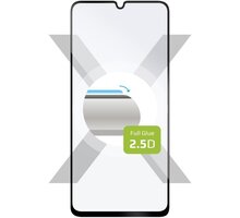 FIXED ochranné sklo Full-Cover pro Samsung Galaxy A25 5G, lepení přes celý displej, černá FIXGFA-1261-BK