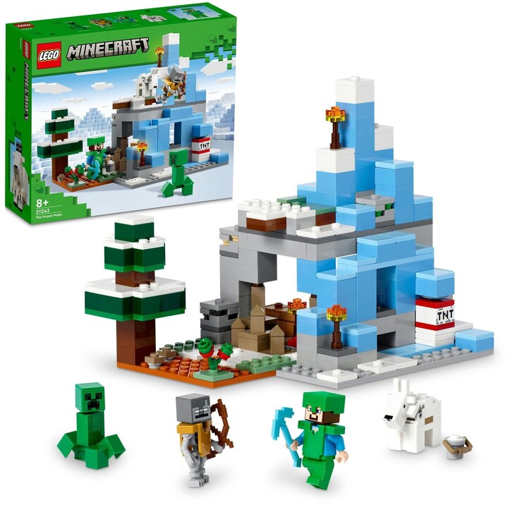 Extra výhodný balíček LEGO® Minecraft 21186 Ledový zámek a 21243 Ledové hory_609637186