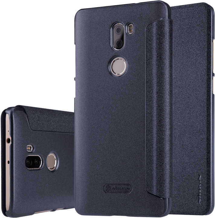 Nillkin Sparkle Leather Case pro Xiaomi Mi 5S Plus, černá_1834802352