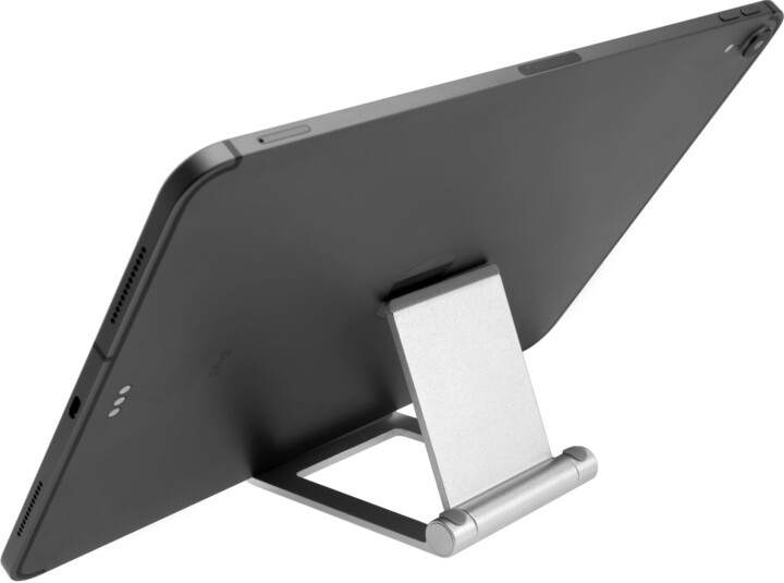 FIXED stojánek Frame TAB pro mobil/tablet, univerzální, stříbrná_30759807