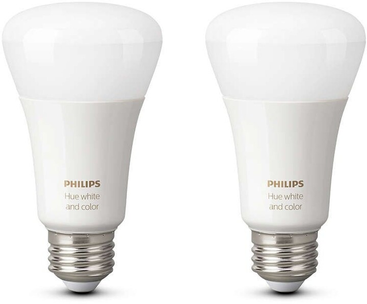 Philips HUE 2 žárovky White and Color Ambiance + Hue Bridge_308382289