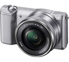 Sony Alpha 5000 + 16-50mm, stříbrná_1281679377