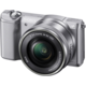 Sony Alpha 5000 + 16-50mm, stříbrná