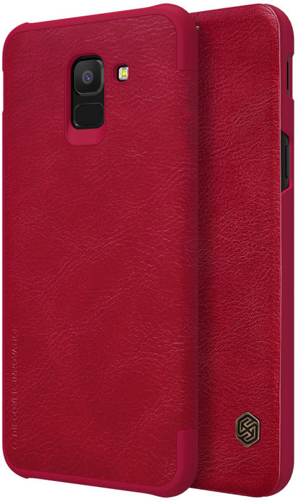 Nillkin Qin Book Pouzdro pro Samsung J600 Galaxy J6, červený_1628063267