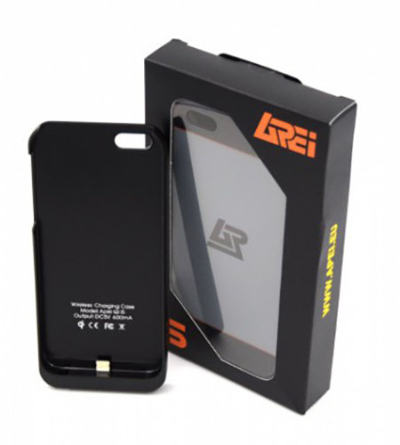 Apei Qi i5 Wireless Charging Case for iPhone 5/5S/SE, černá_204102075