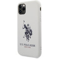 U.S. Polo silikonový kryt Big Horse pro iPhone 11 Pro, bílá_894479365