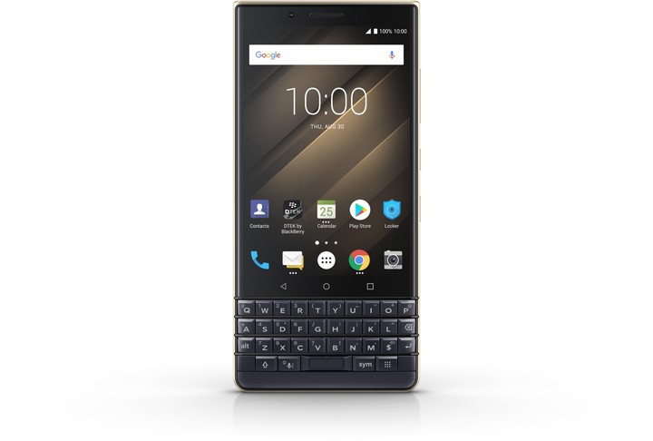 BlackBerry Key 2 LE, 4GB/64GB, Dual Sim, modro/zlatá_1062694664