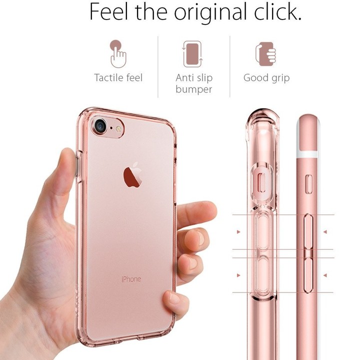 Spigen Ultra Hybrid pro iPhone 7/8, rose crystal_128803498