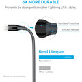 Anker PowerLine + Lightning kabel pro iPhone, délka 1,8m, s váčkem, šedá_2023504378