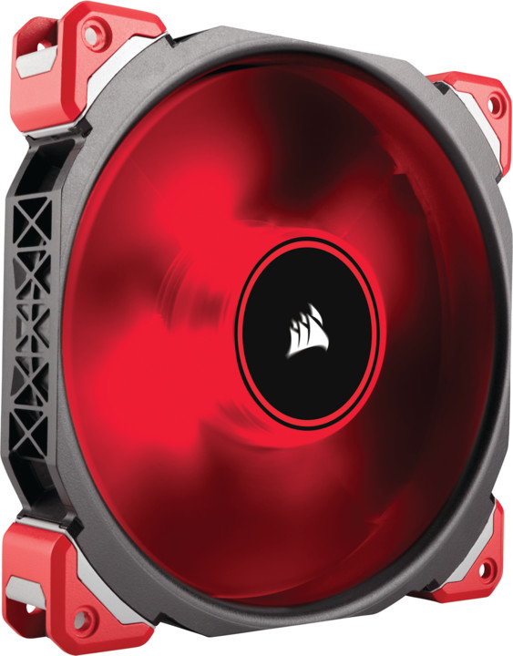 Corsair ML140 Pro LED RED, Premium Magnetic Levitation, 140mm_1634411222