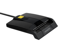 AXAGON CRE-SM3 USB Smart card FlatReader (eObčanka), černá