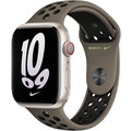 Apple Watch sportovní řemínek Nike 45mm, olivovošedo-černá_111898375