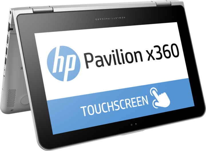 HP Pavilion x360 11 (11-k001nc), stříbrná_2133512489