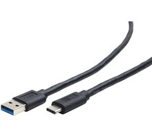 Gembird CABLEXPERT kabel USB 3.0 AM na Type-C kabel (AM/CM), 1,8m, černá