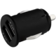 C-TECH USB nabíječka do auta UCC-01, 2x USB, 2,4A, černá