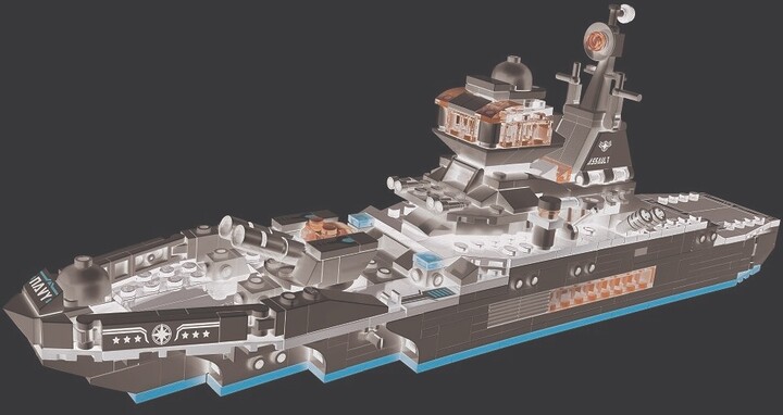 Hračka Qman Trans Collector: Marine Cruiser (1411), sada 8v1_741377994