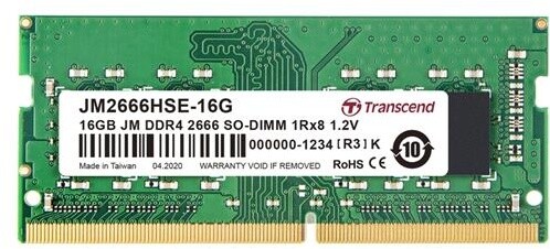 Transcend 16GB DDR4 2666 CL19 SO-DIMM_1099209212