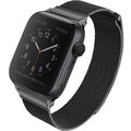 UNIQ řemínek Dante Apple Watch Series 4 Mesh Steel 44mm, černá_2020801449