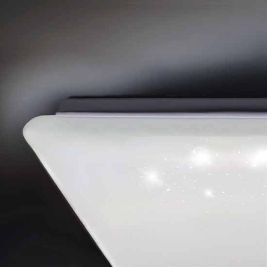 Solight LED stropní světlo Star, čtvercové, 24W,1440lm, dálkové ovládání, 37cm_1472065047