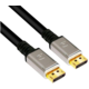 Club3D kabel DisyplayPort 1.4, M/M, 8K@60Hz, HBR3, 4m, strříbrné koncovky, černá O2 TV HBO a Sport Pack na dva měsíce