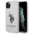 U.S. Polo silikonový kryt Big Horse pro iPhone 11 Pro, bílá_617068721