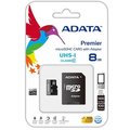 ADATA Micro SDHC Premier 8GB UHS-I + adaptér