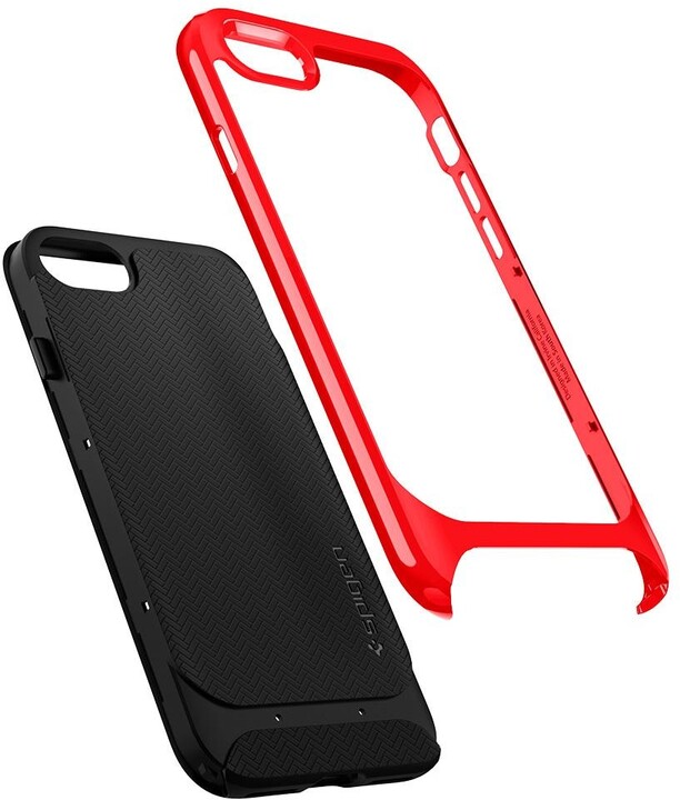 Spigen ochranný kryt Neo Hybrid pro iPhone SE (2022/2020)/8/7, červená_1262245228