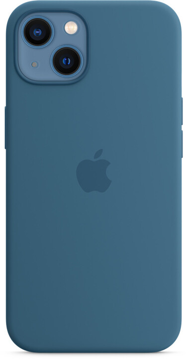Apple silikonový kryt s MagSafe pro iPhone 13, ledňáčkově modrá_1365647641