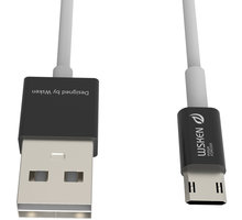 WSKEN MicroUSB nabíjecí/datový kabel, oboustranné konektory,(USB i microUSB) černé koncovky_205888682