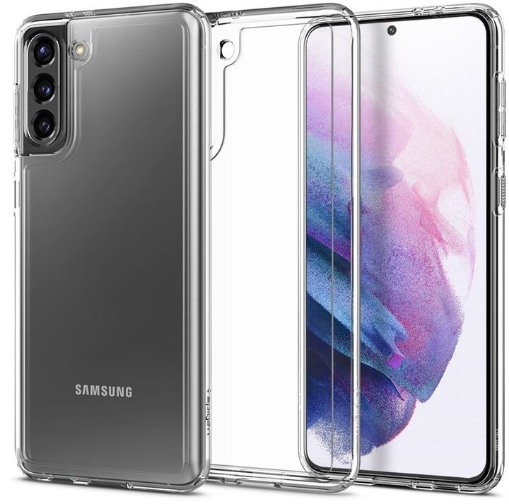 Spigen ochranný kryt Ultra Hybrid pro Samsung Galaxy S21+, transparentní_1275080499