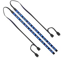 SilentiumPC LED pásky Aurora Stripes RGB, 18x LED, 30cm, 2ks Poukaz 200 Kč na nákup na Mall.cz