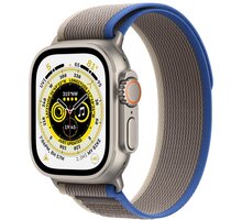 Apple Watch Ultra, 49mm, Cellular, Titanium, Blue/Gray Trail Loop - S/M_802366206