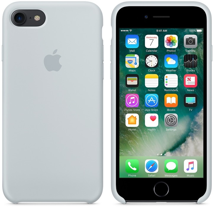 Apple iPhone 7/8 Silicone Case, mlhově modrá_1676360137