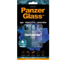 PanzerGlass ochranný kryt ClearCase pro iPhone 12/12 Pro, antibakteriální, modrá O2 TV HBO a Sport Pack na dva měsíce
