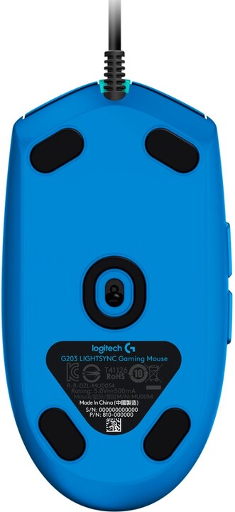 Logitech G102 Lightsync, modrá_670362065