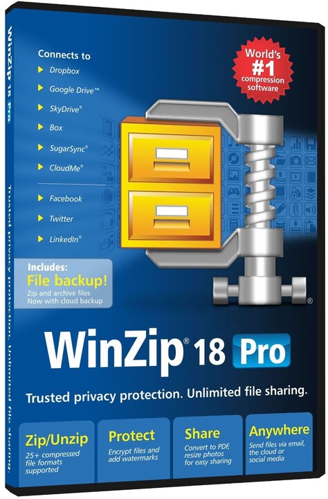 WinZip 18 Pro License ML pro jednoho uživatele_1074393678