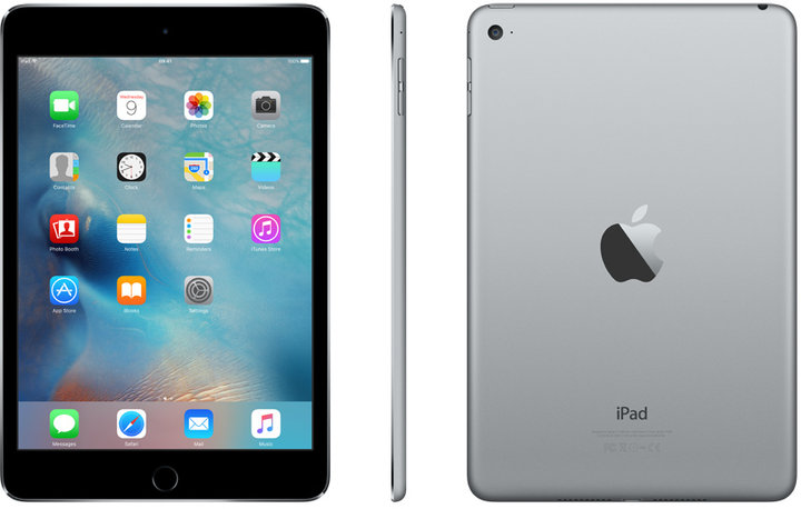 APPLE iPad Mini 4, 64GB, Wi-Fi, šedá_336550845