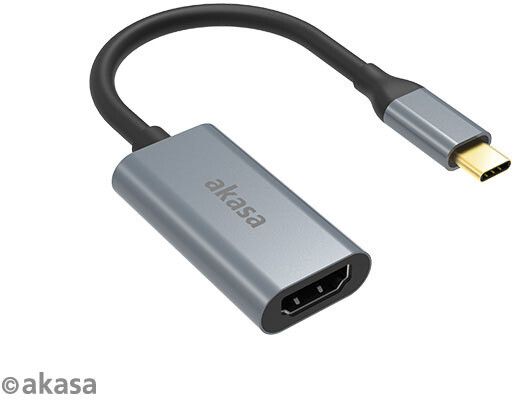 Akasa adaptér USB Type-C na HDMI, 18 cm